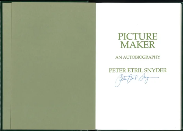 Picture-Maker An Autobiography (Signed) - Image 2